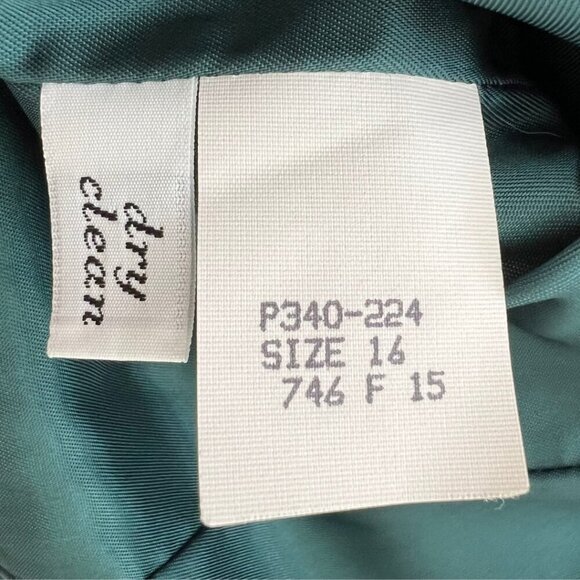 Pendleton Petite Vintage Green Wool Double Breasted Jacket - Picture 6 of 6